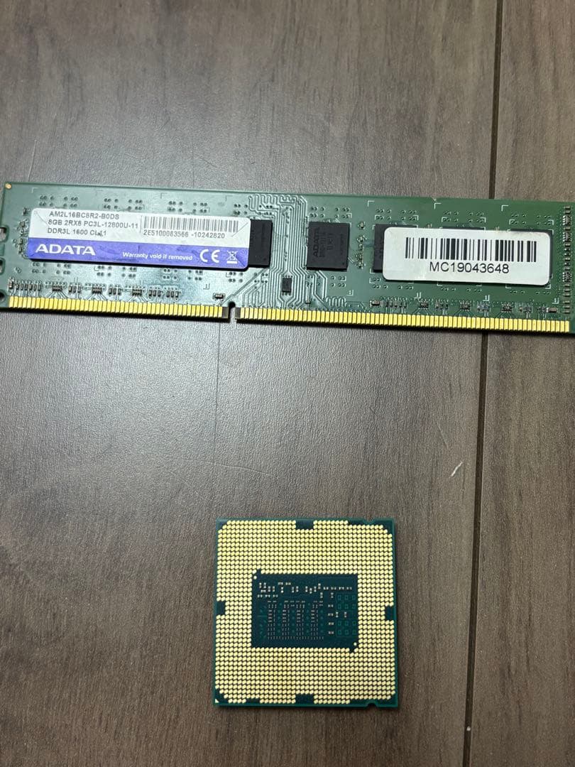 Intel Core i7-4790K ADATA 8GB 動作確認済み