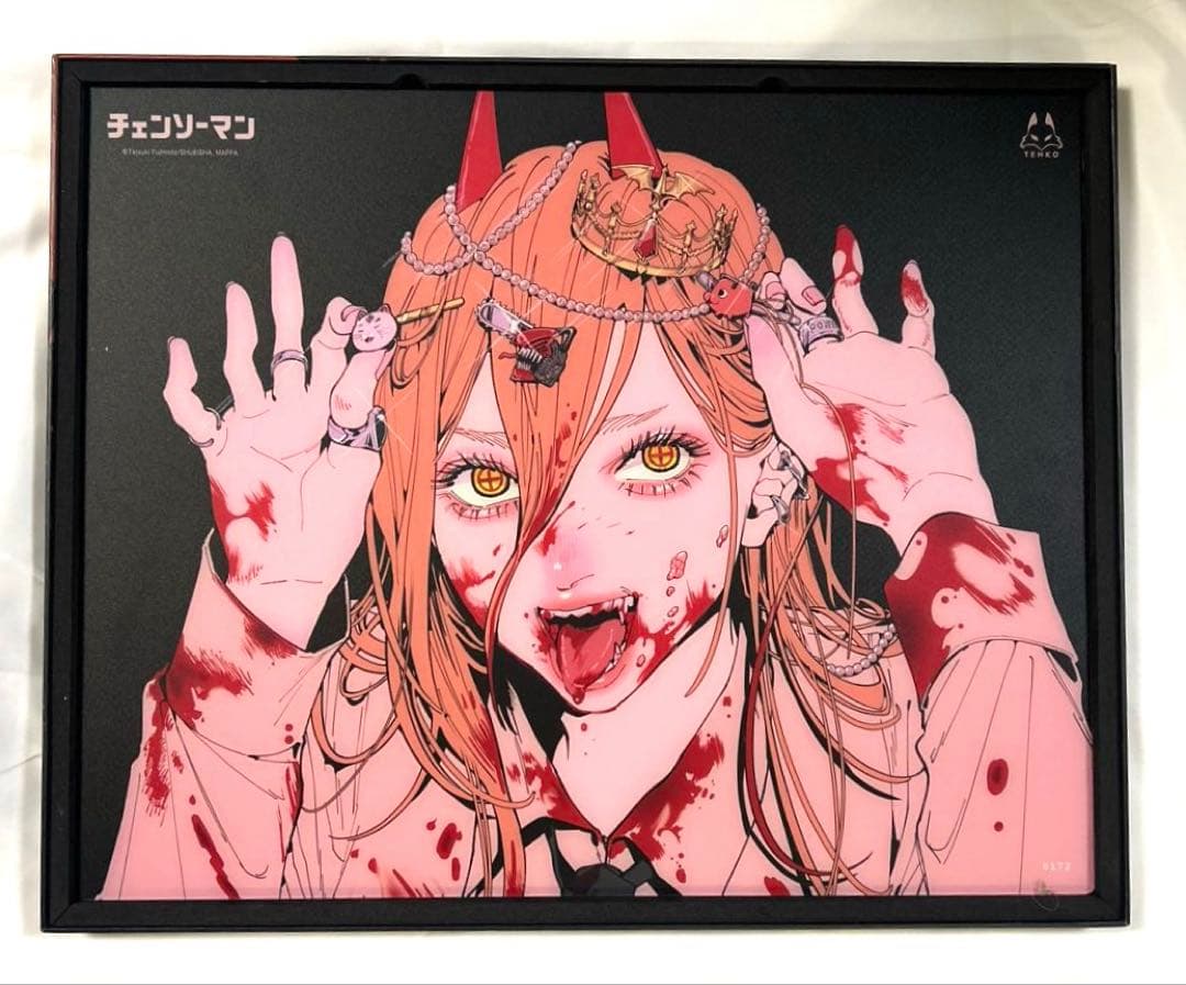 Arbiter Studio チェンソーマン パワー ガラスマウスパッド