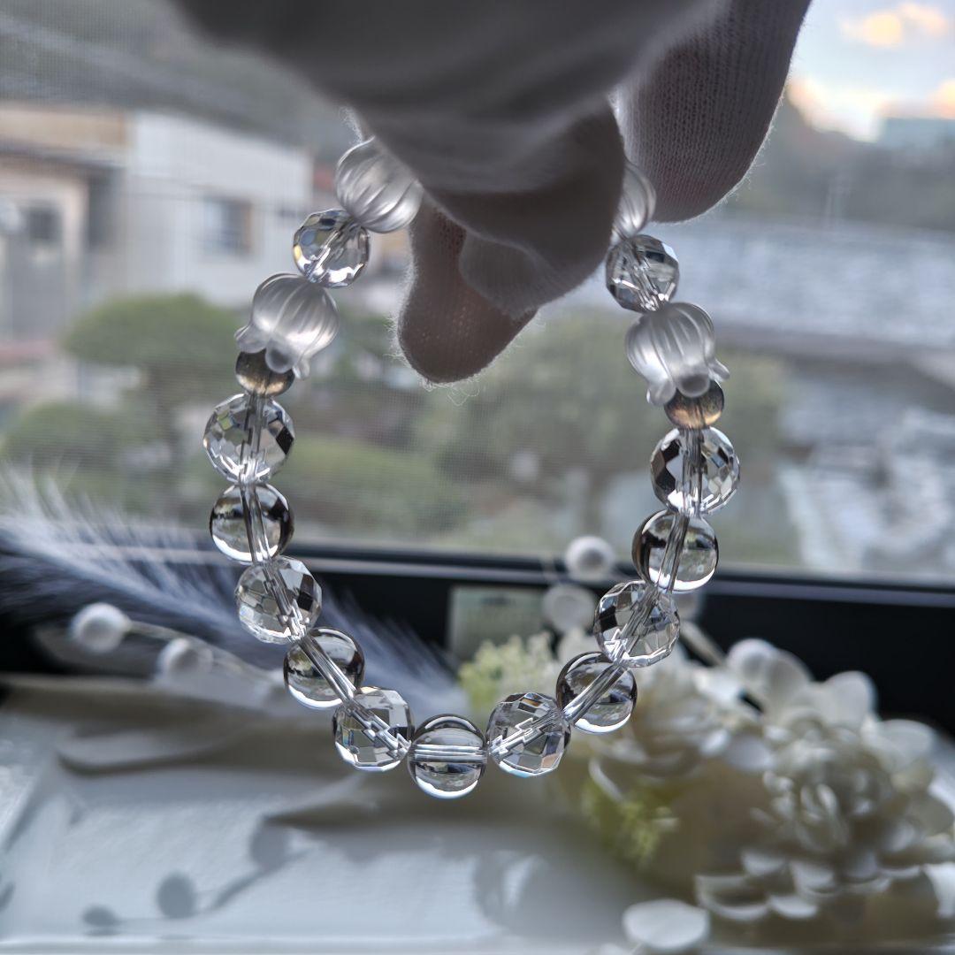新作♡ラブラドライト✩水晶すずらん✩水晶