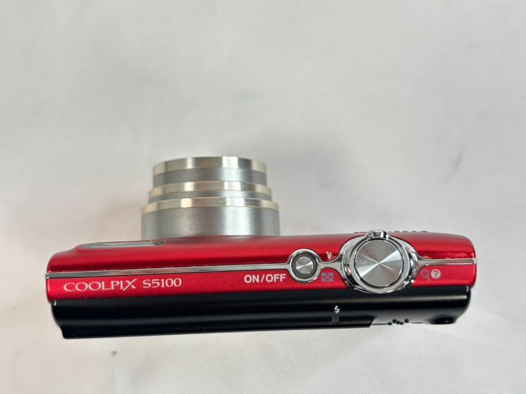 Nikon COOLPIX S5100 クリアレッド コンパクトデジタルカメラ
