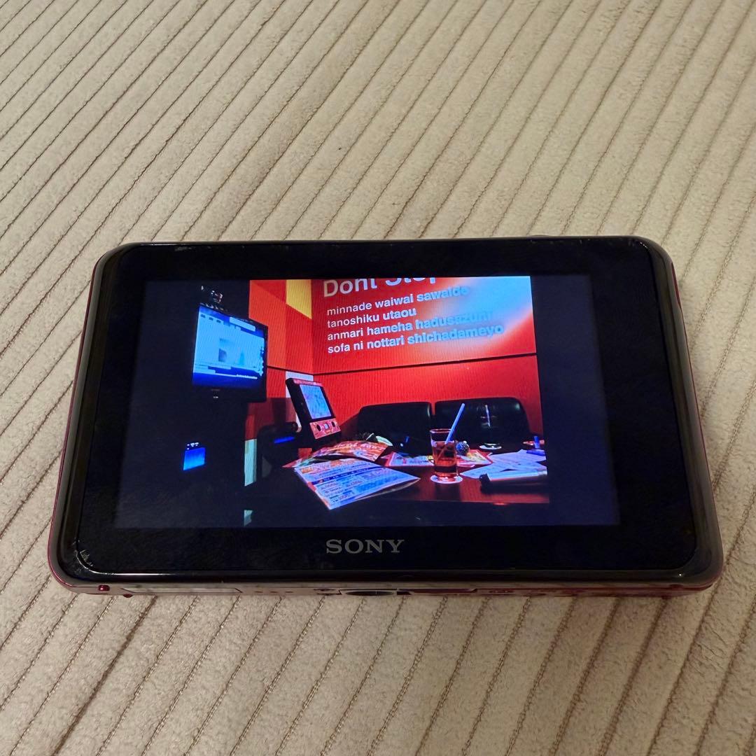 SONY Cyber-shot ピンク色 10倍ズーム 充電器付き