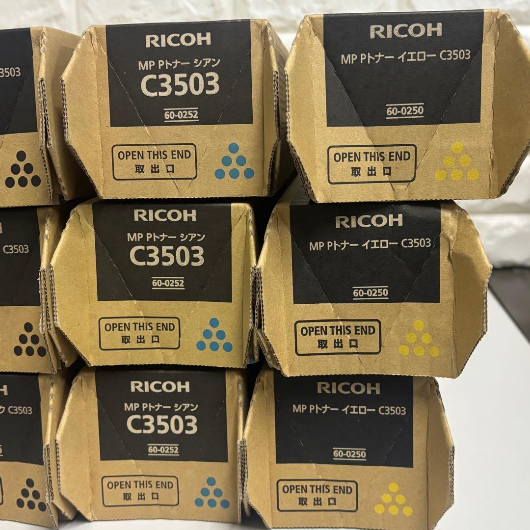 ➀RICOH リコー C3503 トナーカートリッジ 12本セット