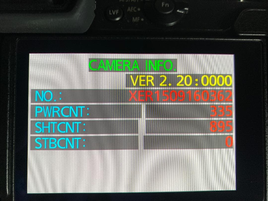 シャッター895回 Panasonic LUMIX GX8 ボディ