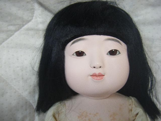 「松乾斎東光」市松人形 女の子 約41cm・画像で判断下さい
