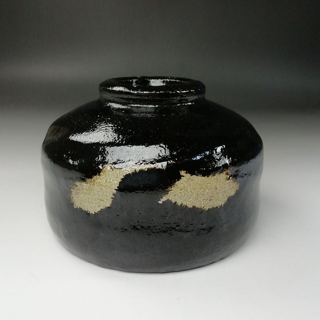 Ｔ２７５　茶碗　『黒茶碗』『干支　亥』『佐々木松楽 造』　共箱　抹茶碗　茶道具