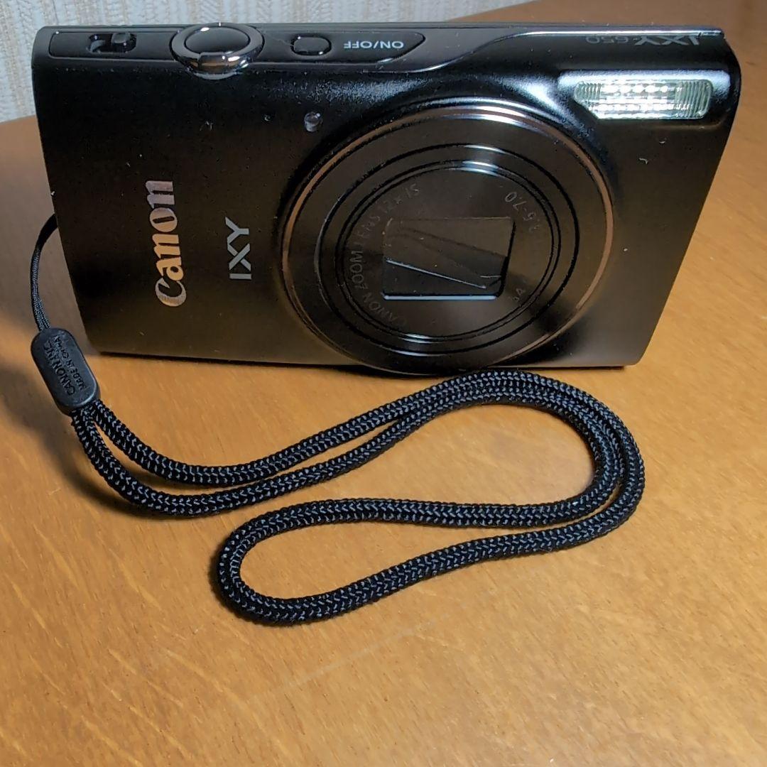 Canon IXY650黒 コンデジ+ブロア、SDカード、ケース、乾燥剤セット