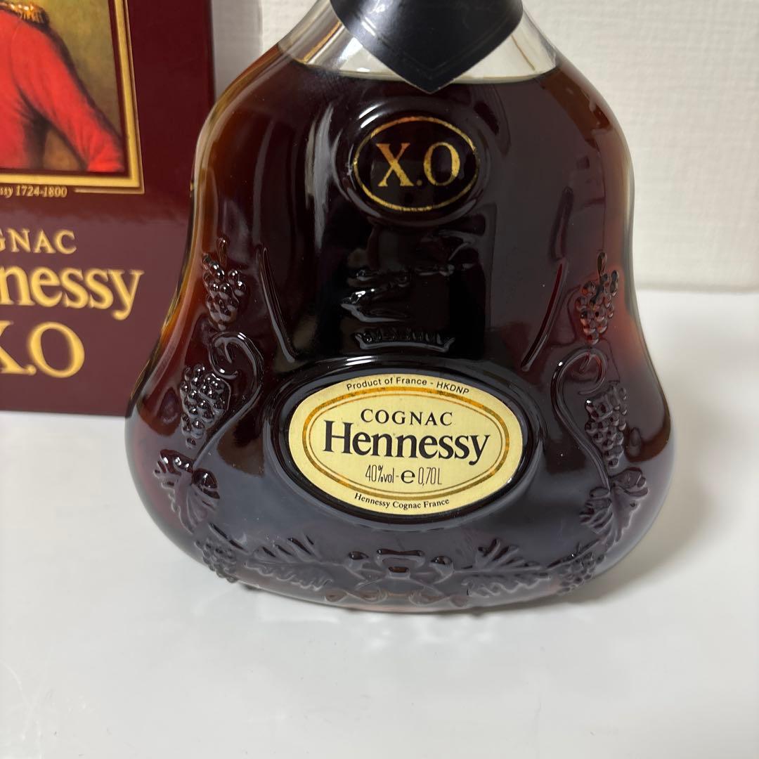 ヘネシー XO 金キャップ グリーンボトル 700ml 箱付き　未開封
