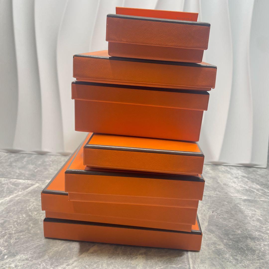 HERMES ギフト箱 セット オレンジ　8箱