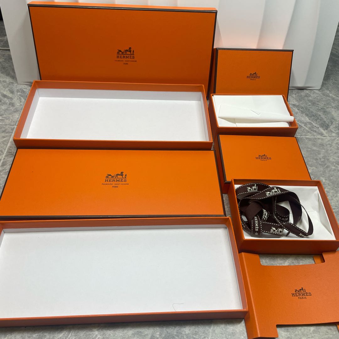 HERMES ギフト箱 セット オレンジ　8箱