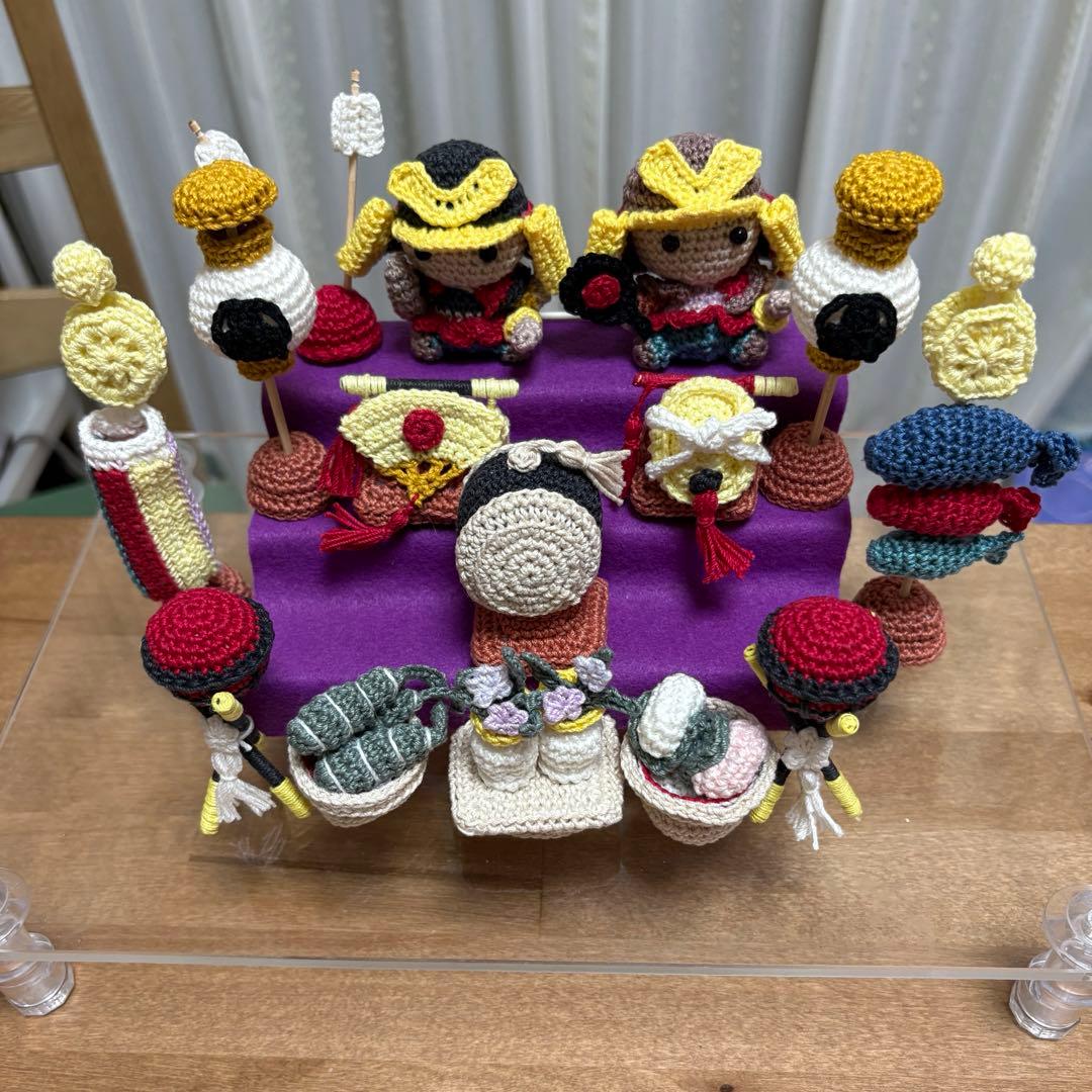 パキラ 端午の節句　七福神編みぐるみ