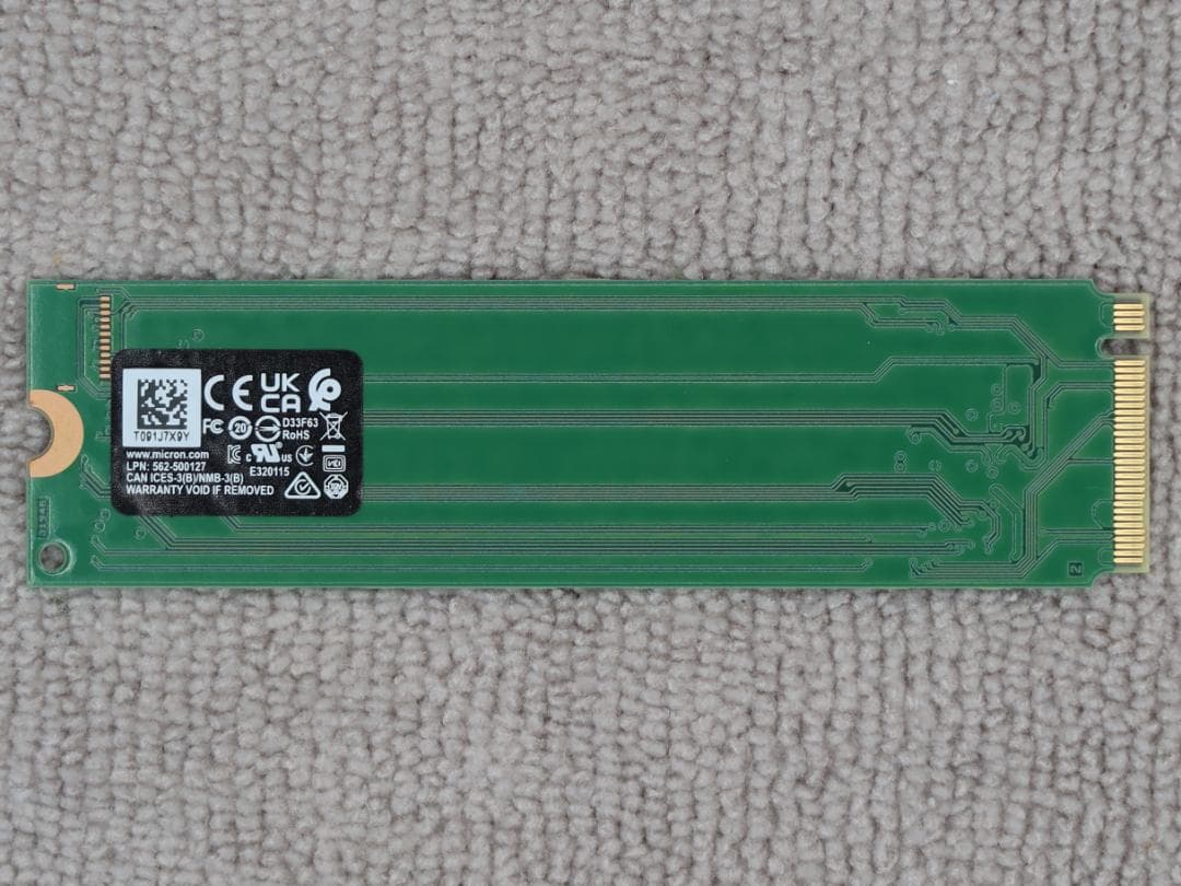 内蔵型SSD Micron MTFDKBA256TFK(256GB) 234344F476FA