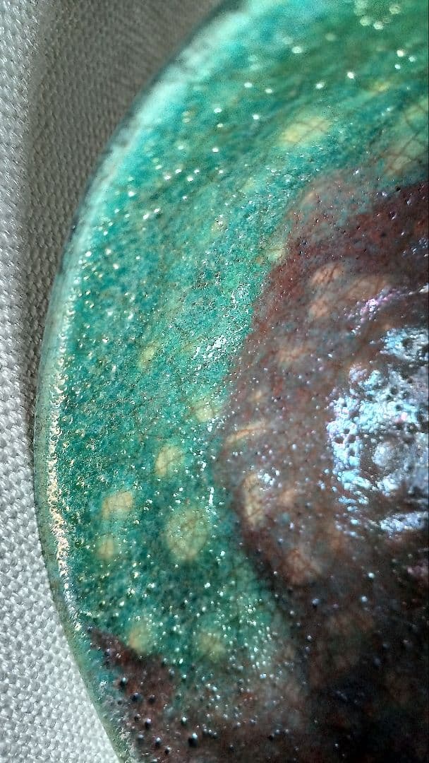 新品　抹茶椀　何とも不思議な色合い