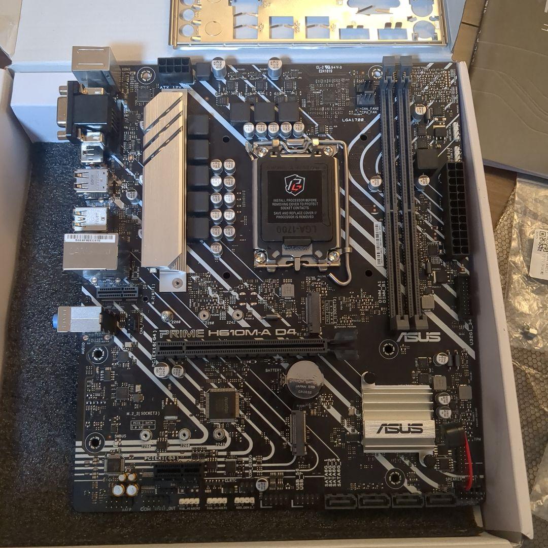 ASUS PRIME H610M-A D4（第14世代対応）