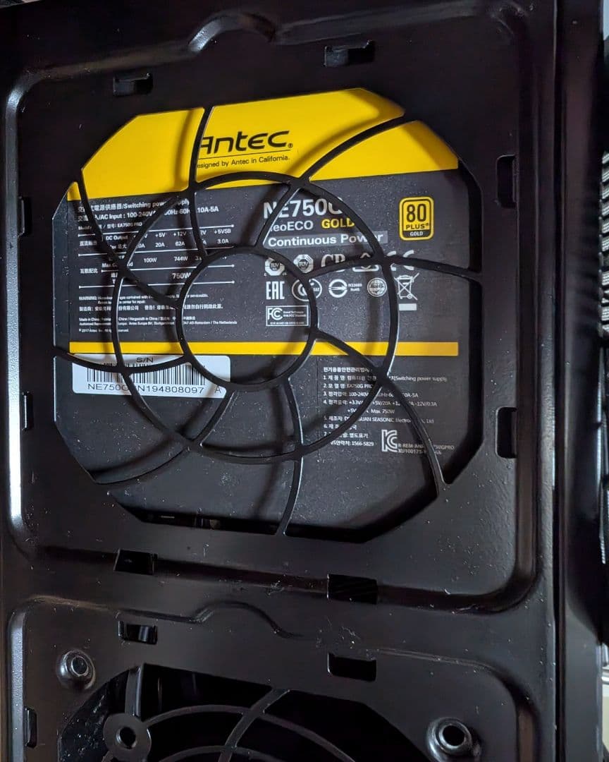 自作デスクトップPC ディスプレイセット Win11 Ryzen5 3600xt