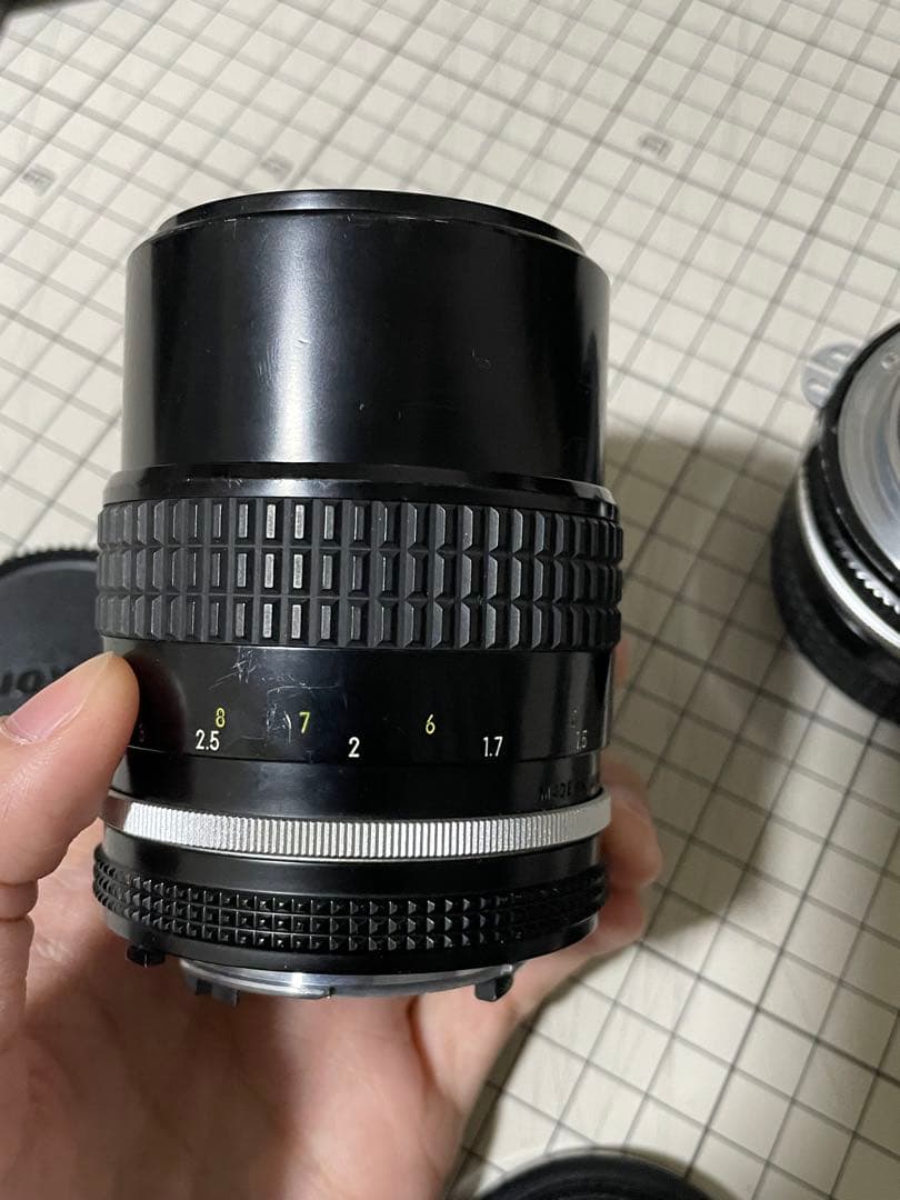 NIKKOR レンズ3本とfz1マウントアダプター 135、28、50mm