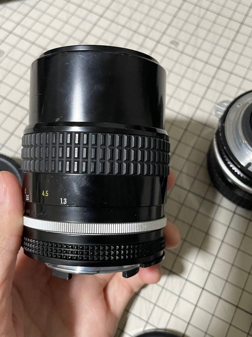 NIKKOR レンズ3本とfz1マウントアダプター 135、28、50mm
