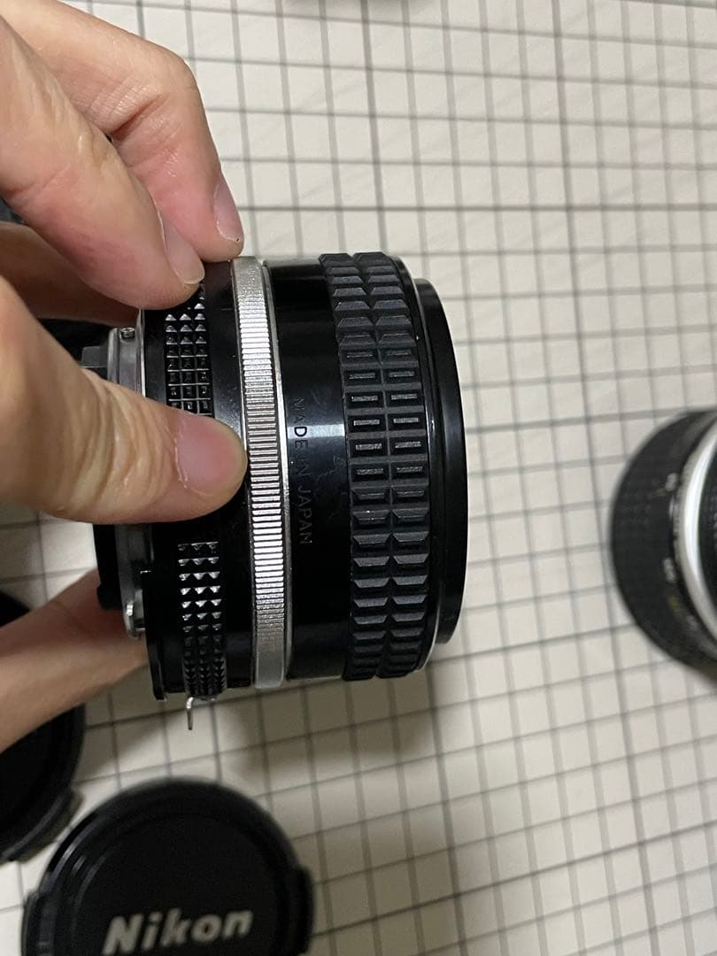 NIKKOR レンズ3本とfz1マウントアダプター 135、28、50mm