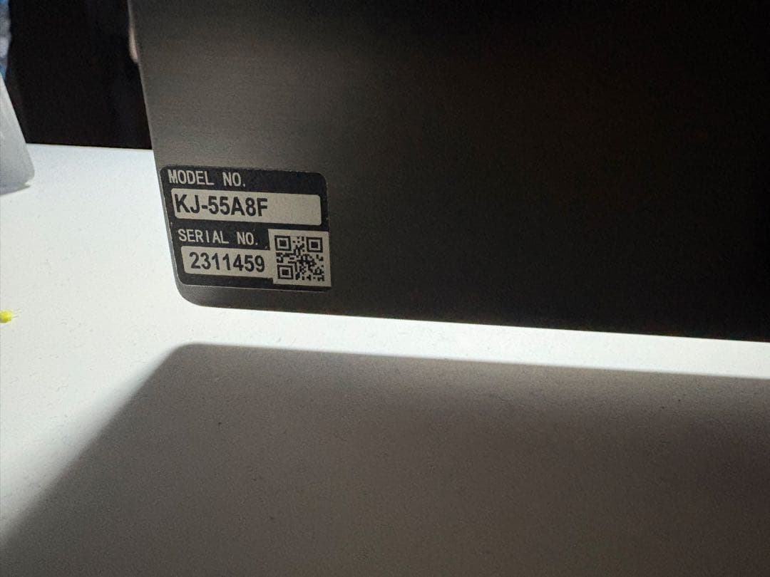 SONY 4K有機ELテレビ　KJ-55A8F