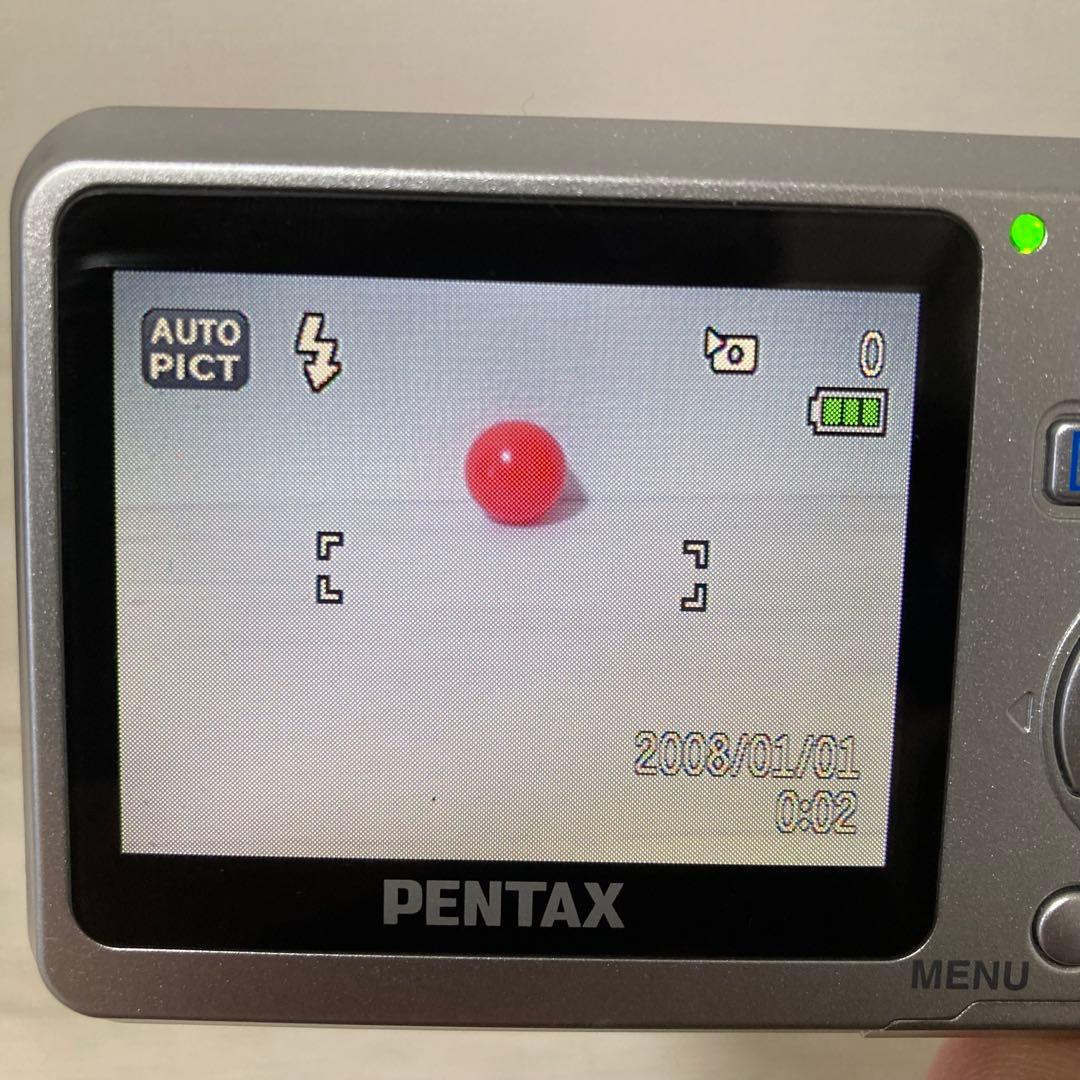 美品★ 単3電池 PENTAX Optio E50 動作確認済 オールドコンデジ