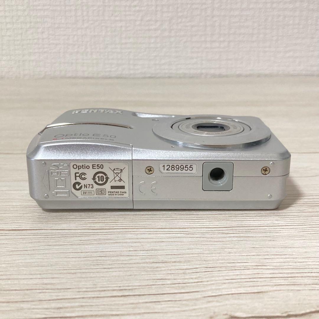 美品★ 単3電池 PENTAX Optio E50 動作確認済 オールドコンデジ