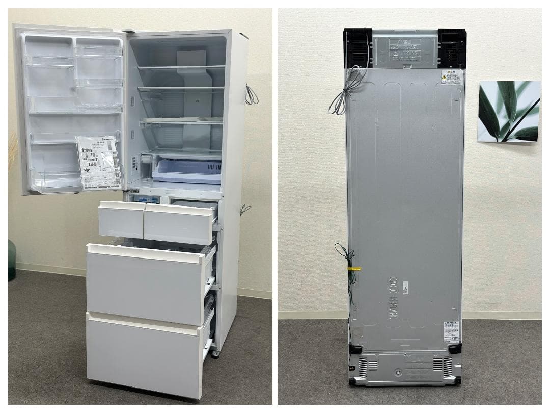 ■パナソニック■5ドア　冷蔵庫　450L　NR-E45PX1L-W　2024年製