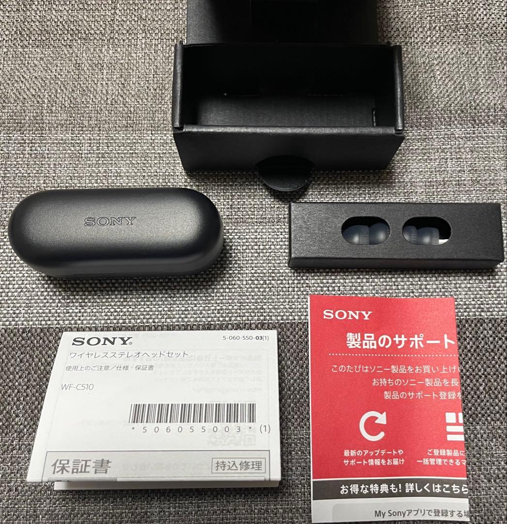 SONY WF-C510ワイヤレスステレオヘッドセット(B)ブラック