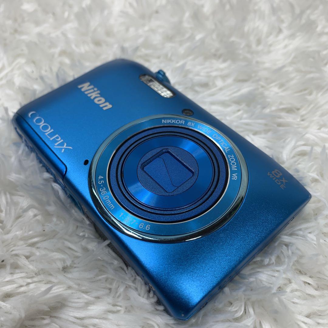 【訳あり品】Nikon COOLPIX S3600 コバルトブルー