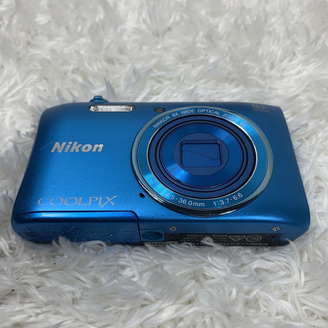 【訳あり品】Nikon COOLPIX S3600 コバルトブルー