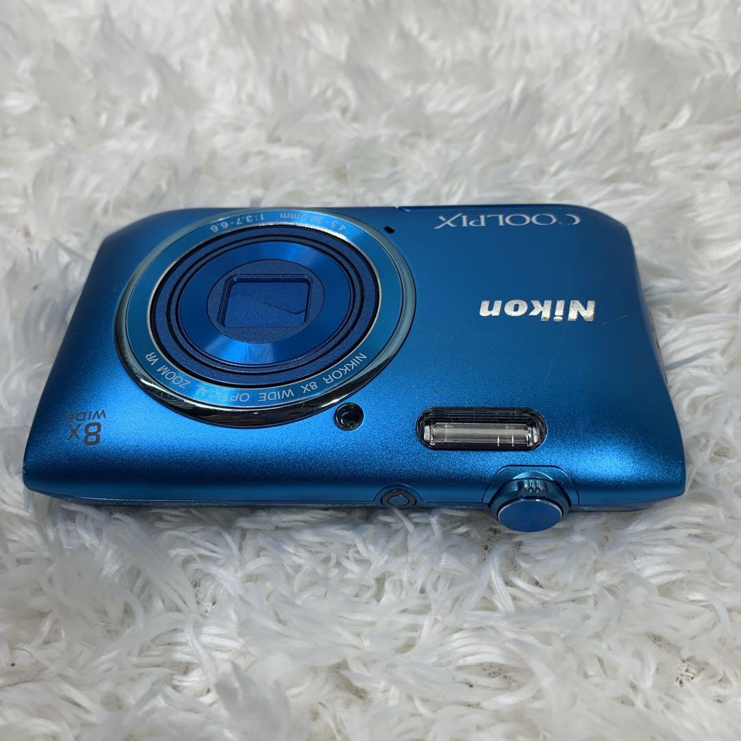 【訳あり品】Nikon COOLPIX S3600 コバルトブルー
