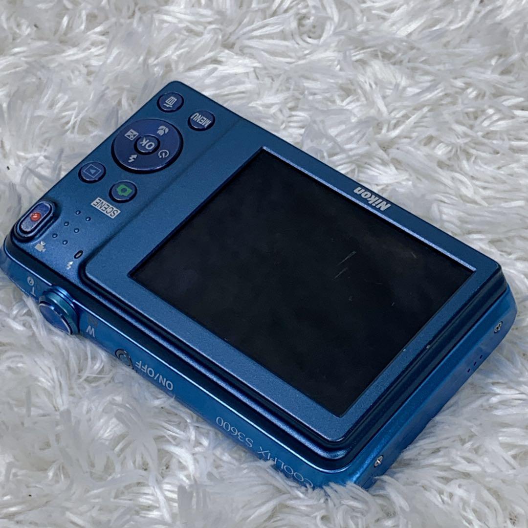 【訳あり品】Nikon COOLPIX S3600 コバルトブルー