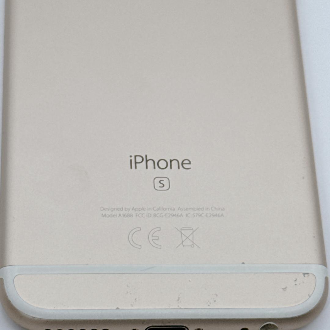 【美品】iPhone6s 32GB MN112J ゴールド バッテリー90%