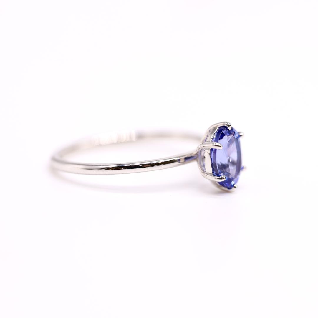 【天然タンザナイト】リング 0.90cts ルース 宝石