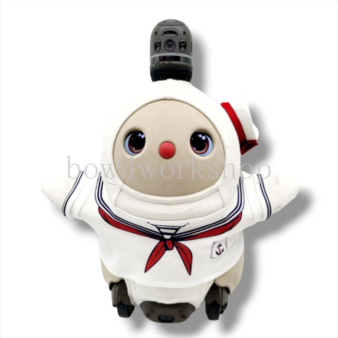 ラボット LOVOT ラボットの服ハンドメイド セーラープリントセット（レッド）