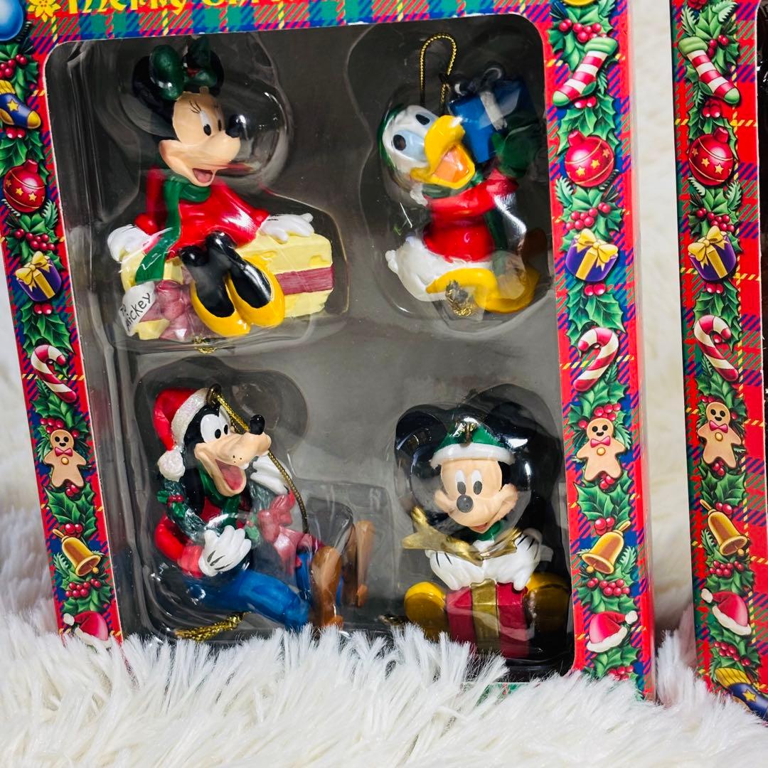 希少品 ディズニーランド クリスマスオーナメント 2002 セット 飾り