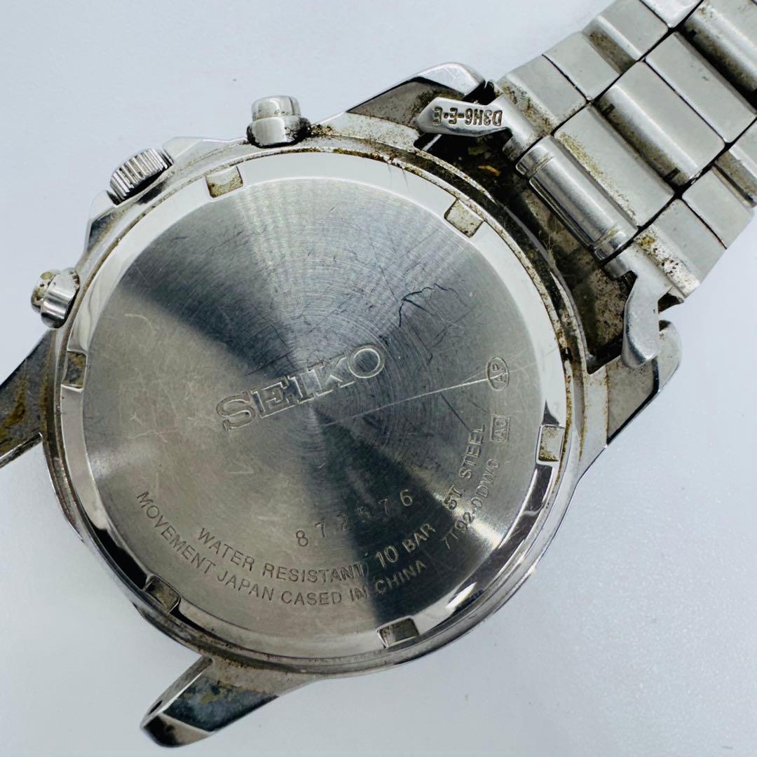 ✨SEIKO✨セイコー✨クロノグラフ✨7T92-0DW0✨ブラック文字盤✨腕時計