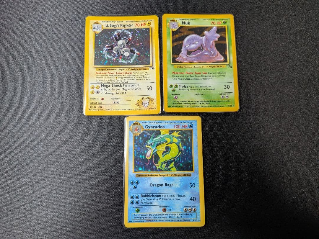 え*め様 旧裏 海外ポケモンカード キラ3枚 ギャラドス テーマデッキ まとめ