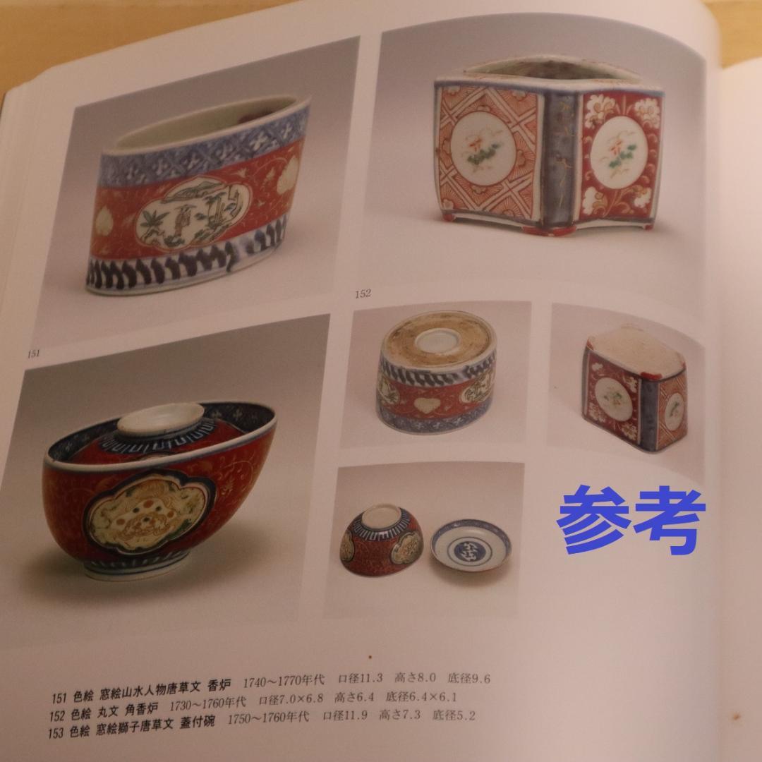 江戸中期　古伊万里赤絵香炉