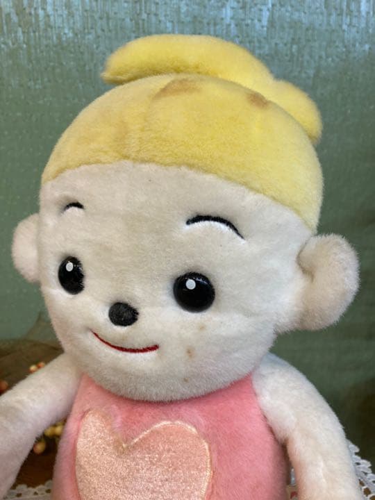 希少 プリモプエル ハートたっぷりプリモプエル ぬいぐるみ 人形 レトロ 当時物