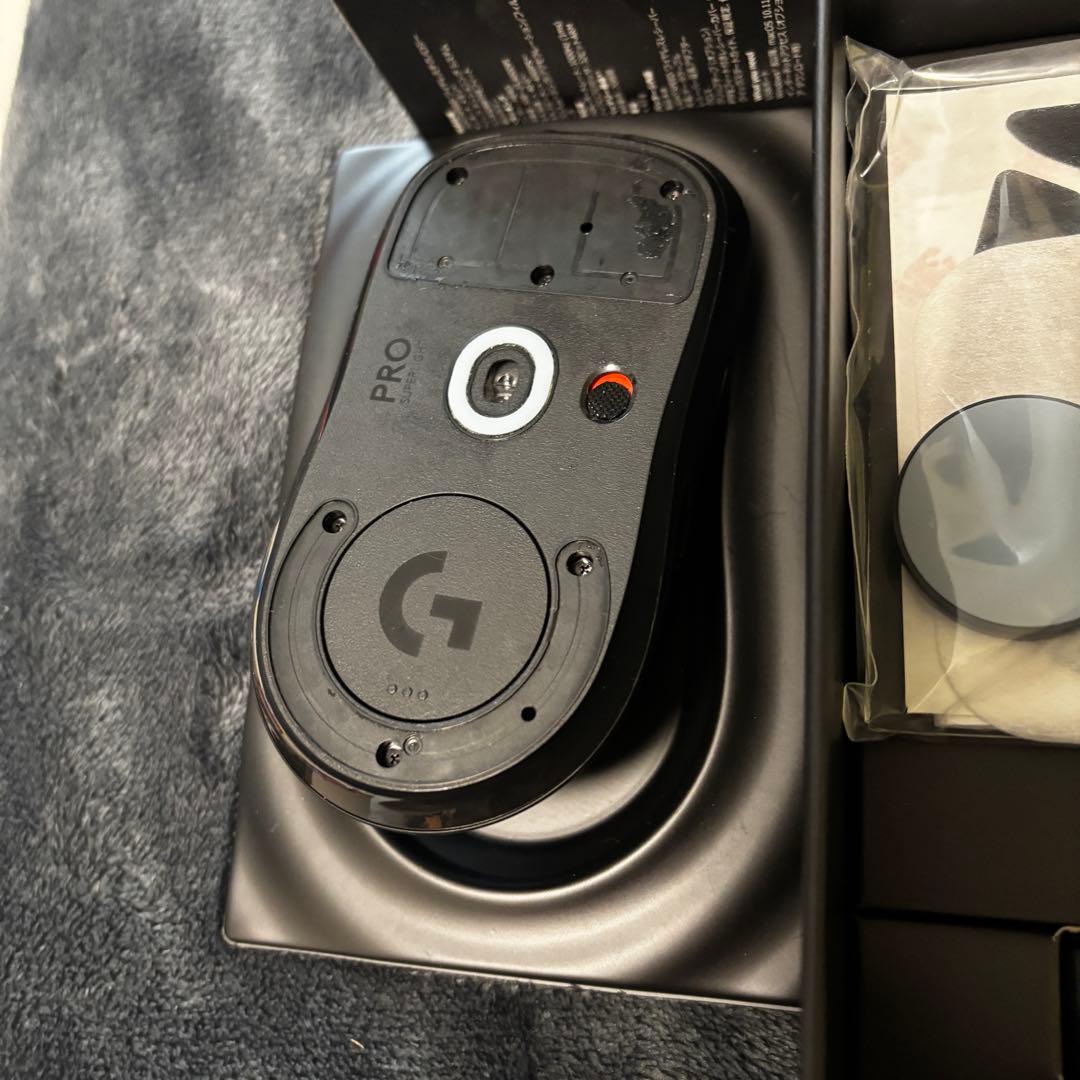 【美品】logicool PRO X superlight ブラック