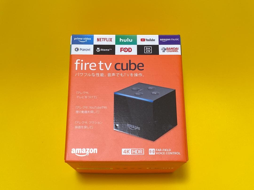 中古品 4K HDR Amazon Fire TV Cube （第2世代)