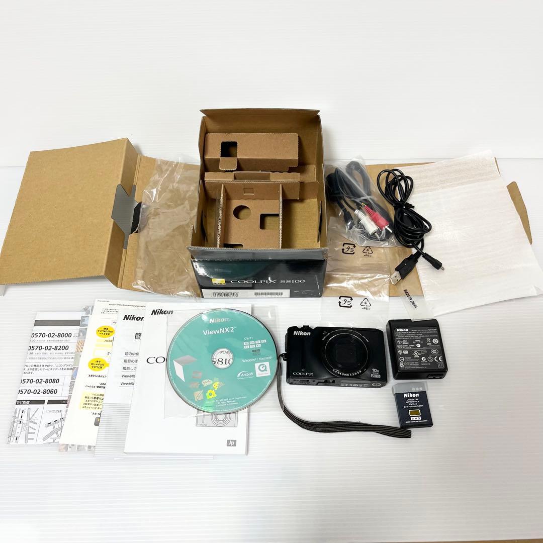 【元箱付】ニコン COOLPIX S8100 コンパクトデジタルカメラ