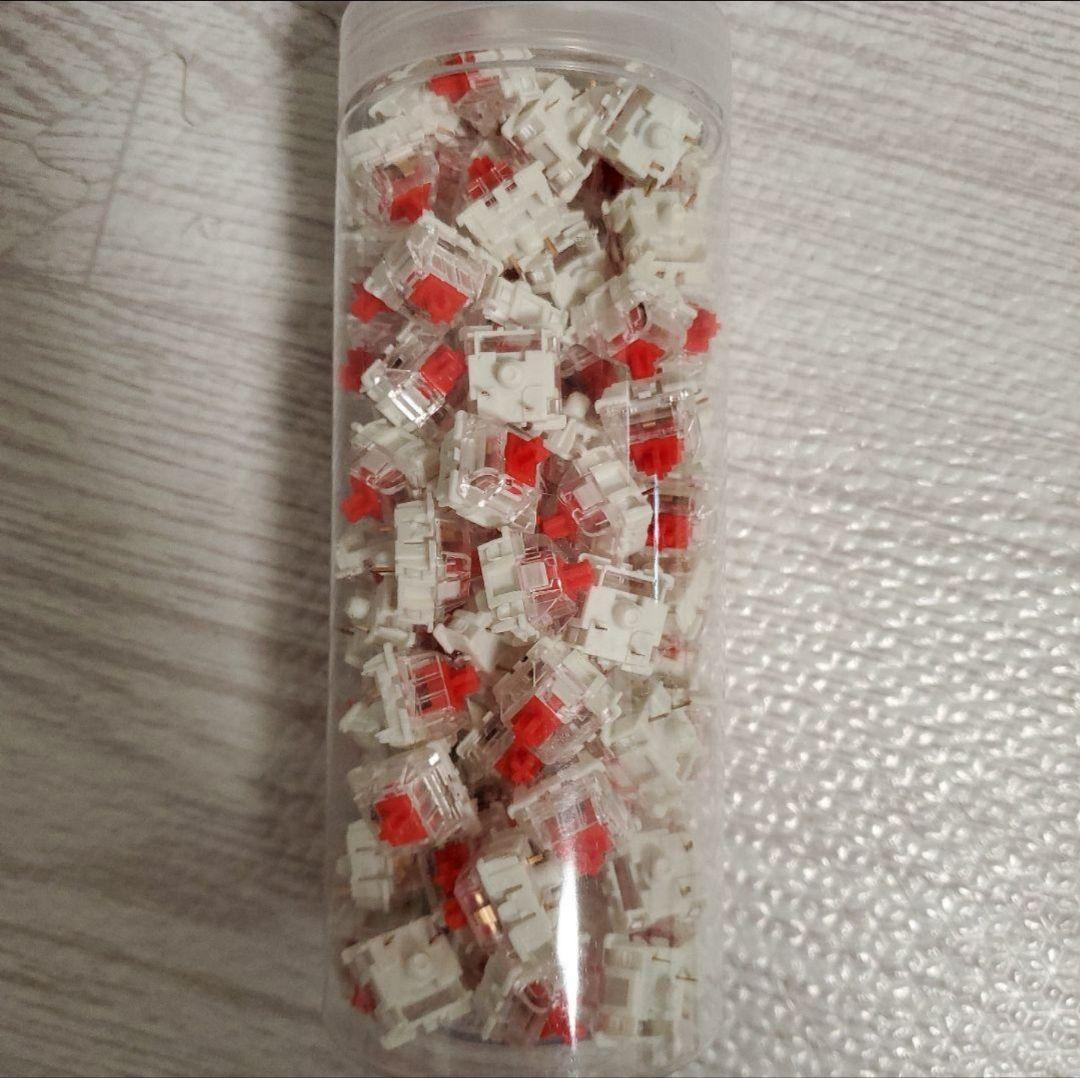 Keychron Q6 + 純正キーキャップ +赤軸 108個