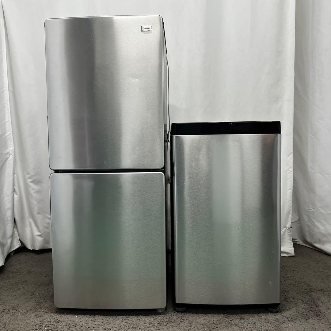 180❤️　冷蔵庫　洗濯機　24年製　家電セット　一人暮らし　シルバー　設置無料