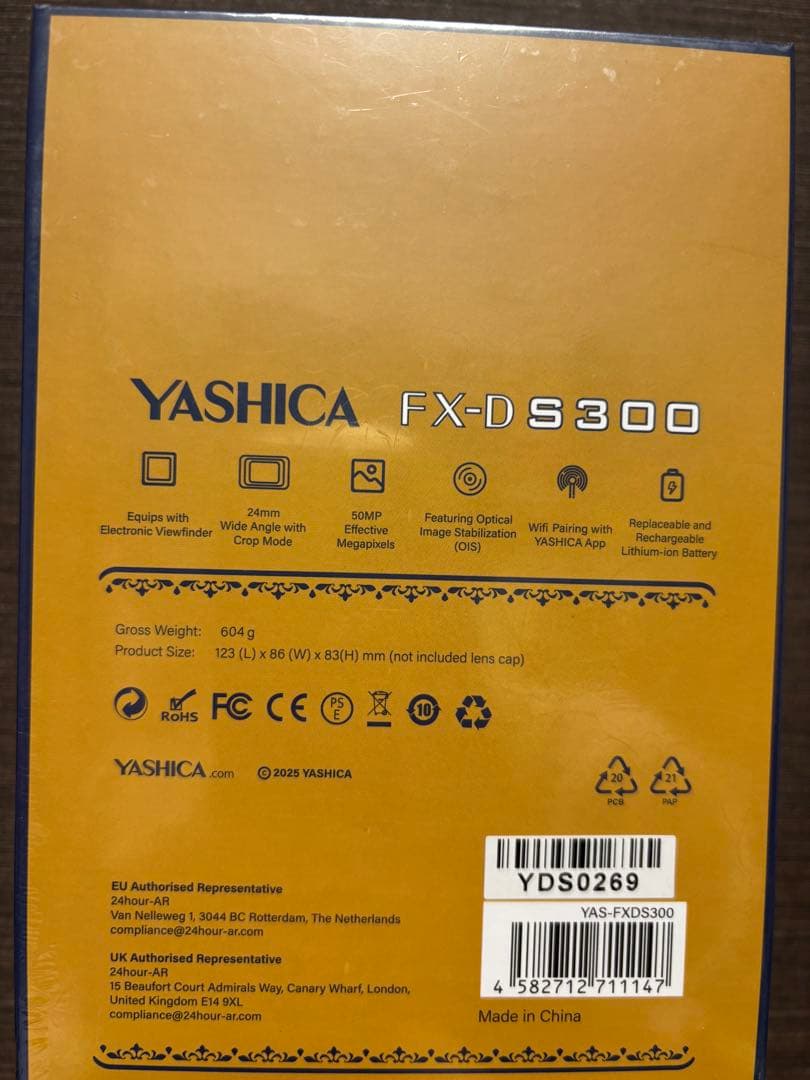 【新品・日本未発売品】【定価以下】YASHICA FX-DS300【お値下げ中】