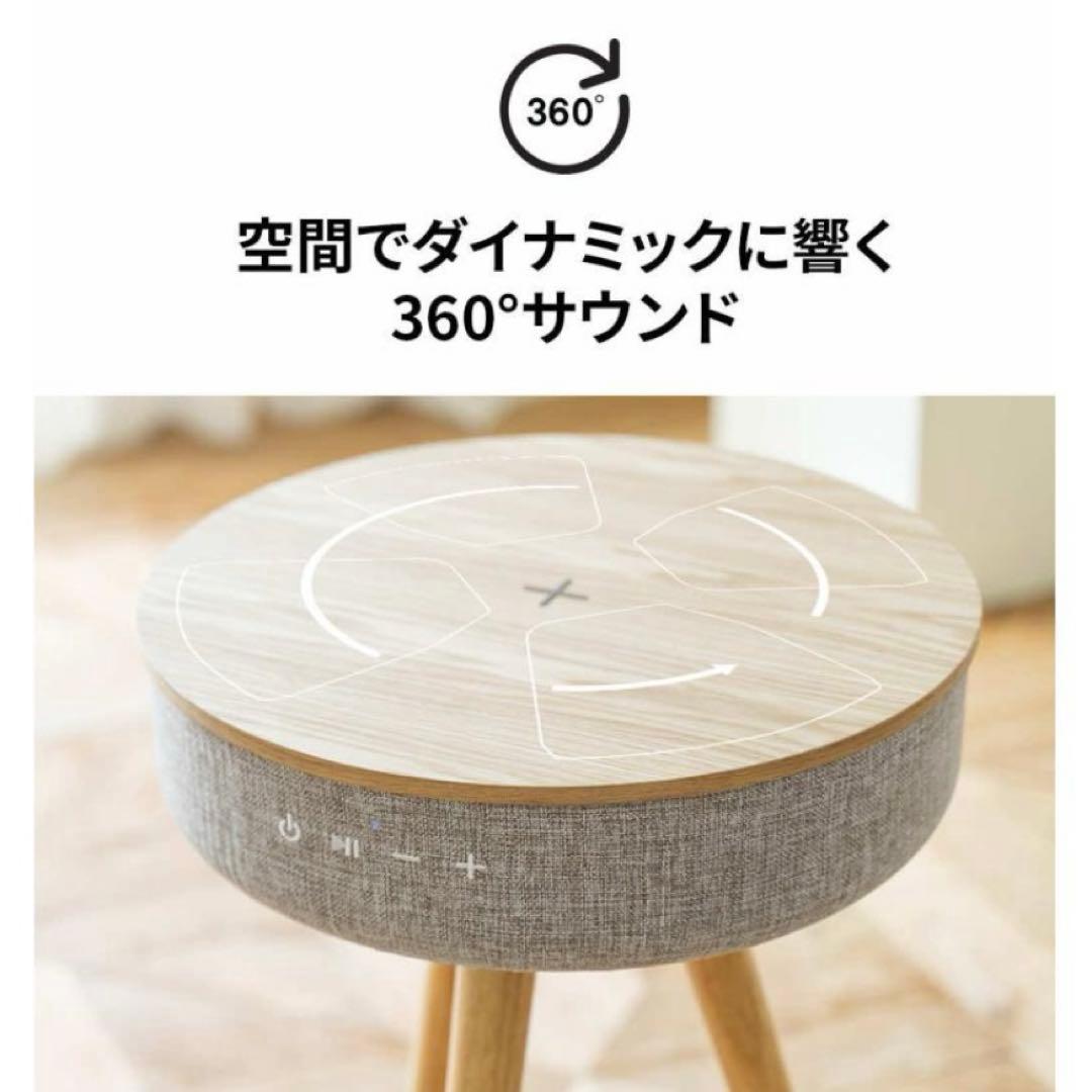 【美品】welle/テーブル型360°スピーカー Mellow W501T