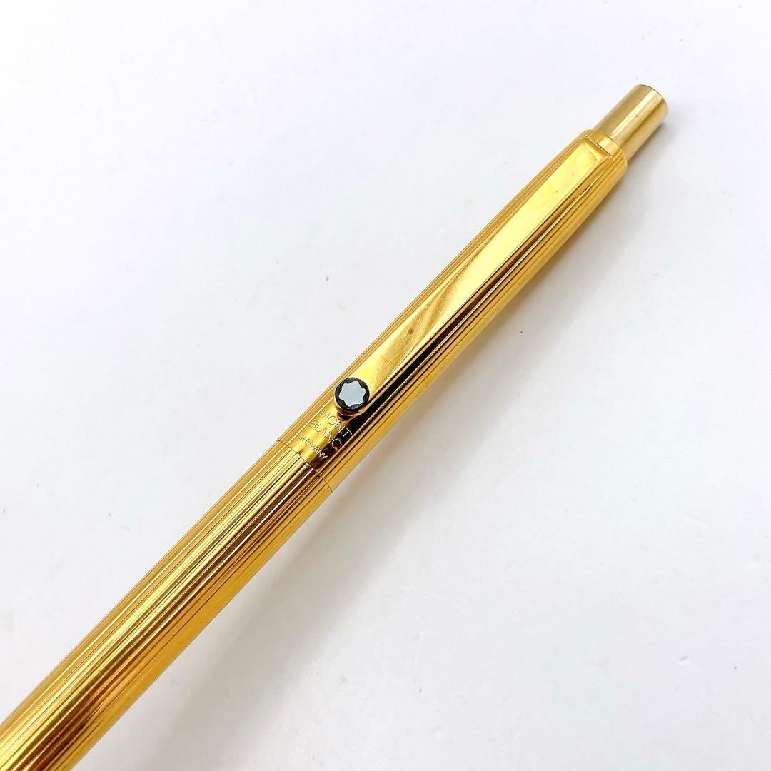 美品✨モンブラン NOBLESSE ゴールド ボールペン ノック式 インク有り