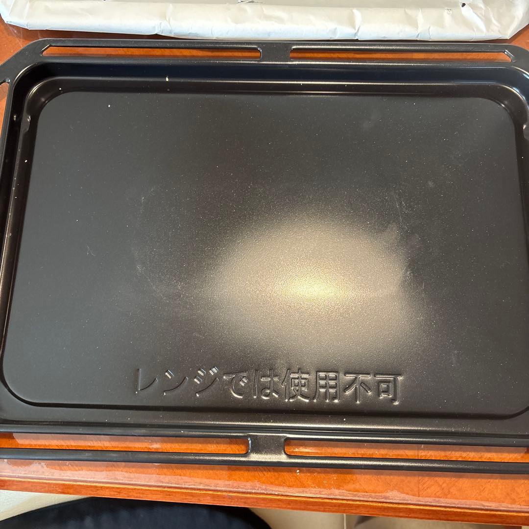 純正品　東芝オーブンレンジ　石窯ドーム 天板（角皿）2枚（一枚新品未使用）