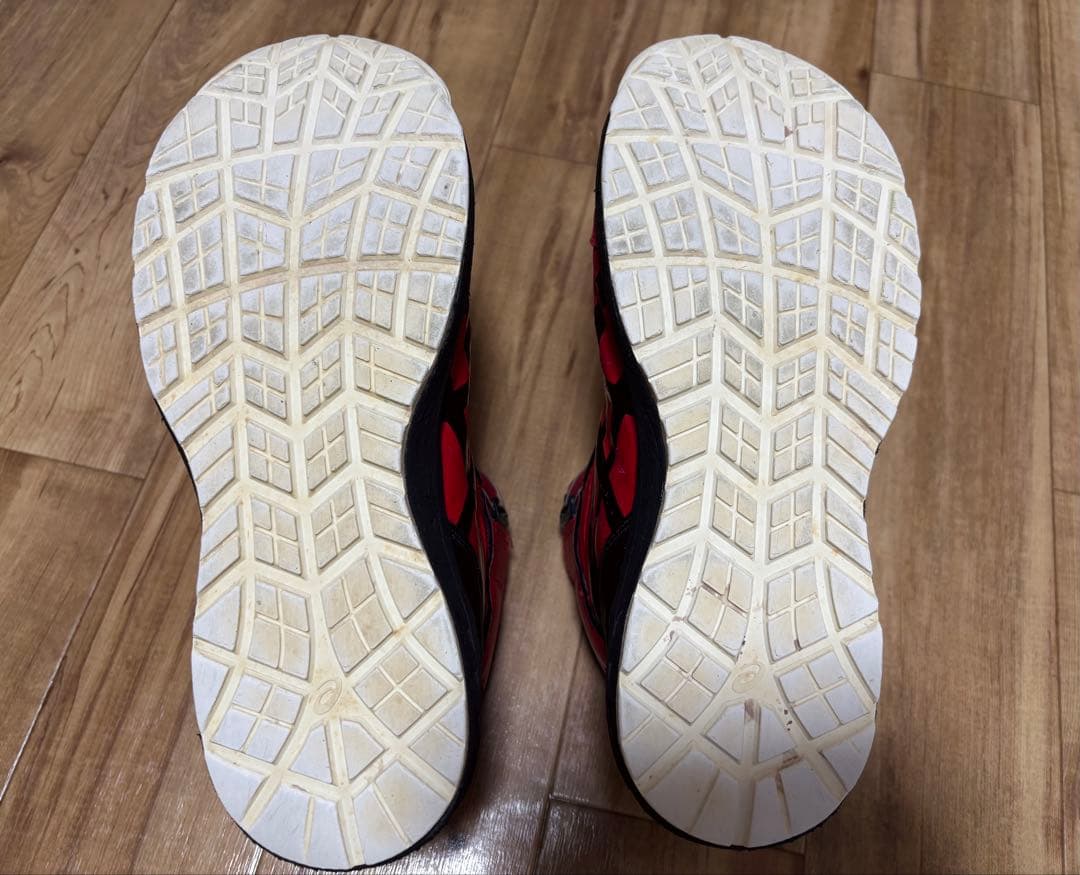 ASICS BOA安全靴 JSAA A 赤