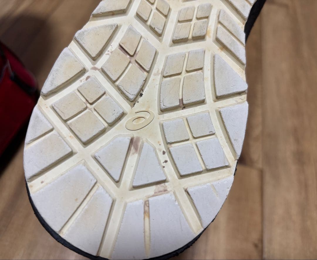 ASICS BOA安全靴 JSAA A 赤