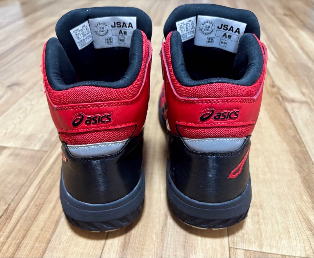 ASICS BOA安全靴 JSAA A 赤